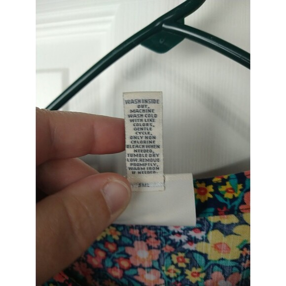 St. Johns Bay Woman XXL Shirt Floral Balloon Sleeve Boho Hippie Retro Workwear - Picture 7 of 8